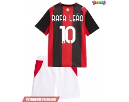Lacne Dětský Futbalové dres AC Milan Rafael Leao #10 2026-27 Krátky Rukáv - Domáci (+ trenírky)